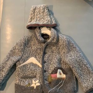 Girls Giesswein Wool Jacket & Hat - Never worn